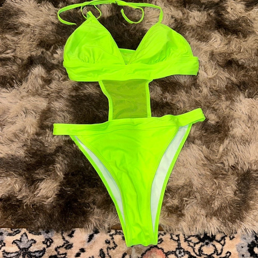 Neon Green Swimsuit